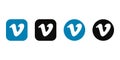 Vimeo - popular free video platform and internet video viewing service. Kyiv, Ukraine - January 12, 2020
