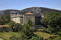 Vimianzo. Spain June 5, 2019. Rear view of the Vimianzo castle.