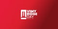 Vimy Ridge Day Banner, April 9