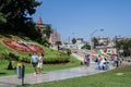 Vina del Mar Flower Clock Chile Royalty Free Stock Photo