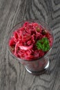 Vinagrette russian salad Royalty Free Stock Photo