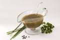 Vinaigrette dressing. Royalty Free Stock Photo