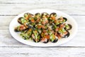 Vinaigrette mussels salad Royalty Free Stock Photo