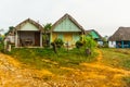 Cuban countryside, Vinales town with simple buildings