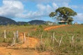 The Vinales Valley Valle de Vinales, popular tourist destination. Tobacco plantation. Pinar del Rio, Cuba Royalty Free Stock Photo