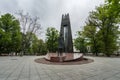 Vincas Kudirka statue in Vilnius Royalty Free Stock Photo