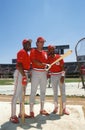 Vince Coleman, Jack Clark and Ozzie Smith