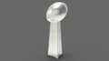 Vince Lombardi Trophy 3d illustration