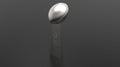 Vince Lombardi trophy 3d illustration