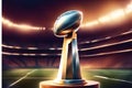 vince lombardi trophy football stadium background