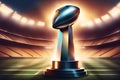 vince lombardi trophy football stadium background