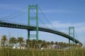 Vincent Thomas Bridge, San Pedro Royalty Free Stock Photo