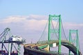 Vincent Thomas Bridge in San Pedro Royalty Free Stock Photo