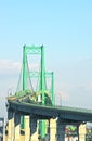 Vincent Thomas Bridge in San Pedro Royalty Free Stock Photo