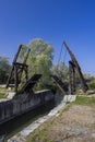 Vincent van Gogh bridge (Pont Van-Gogh, Langlois Bridge) near Arles, Provence, France Royalty Free Stock Photo