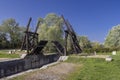 Vincent van Gogh bridge (Pont Van-Gogh, Langlois Bridge) near Arles, Provence, France Royalty Free Stock Photo