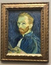 Vincent van Gogh Self-Portrait in National Gallery of Art, Washington Royalty Free Stock Photo