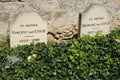 Vincent Van Gogh tomb in Auvers sur Oise Royalty Free Stock Photo