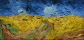 Vincent van Gogh, Wheatfield with crows, 1890 Royalty Free Stock Photo