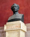 Vincenzo Bellini bust, Palermo Royalty Free Stock Photo