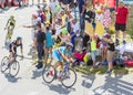 Vincenzo Nibali on Col du Glandon - Tour de France 2015 Royalty Free Stock Photo