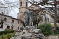 Vinchiaturo - Monumento all'Emigrante a Piazza Municipio