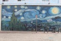 Venice beach mural Starry Night