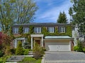 Vine covered suburban house