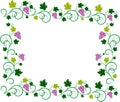 Vine frame Royalty Free Stock Photo