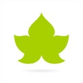 Vine green leaf icon