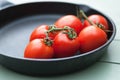 Vined Tomatoes in Pan