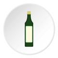 Vinegar bottle icon circle