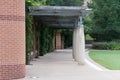 The Woodlands, Texas USA -July 11, 2021: Town Green Park next to the waterway.