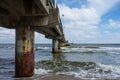 Vineta Pier, Bridge On German Island Usedom In Zinnowitz, Germany Royalty Free Stock Photo