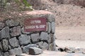 Vineyard Bodega El Cese on the route 40 in Northwest Argentina. Royalty Free Stock Photo