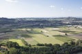 Vineyard italian landscape:  Barbaresco Royalty Free Stock Photo