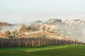 Vineyards and a farmstead in the hills of OltrepÃÂ² Pavese (nothern Italy)