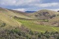 Vineyards on the hills of Sonoma County, California Royalty Free Stock Photo