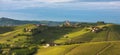 Vineyards of Langhe, Piedmont, UNESCO world heritage Royalty Free Stock Photo