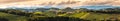 Vineyards panorama in South Styria, beginning of autumn Royalty Free Stock Photo