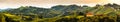 Vineyards panorama in South Styria, beginning of autumn Royalty Free Stock Photo