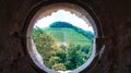 Vineyards in Saarburg in Saarland. View of the vineyards Royalty Free Stock Photo