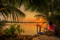 Vinh Cura Dai river in Hoi An Vietnam Royalty Free Stock Photo