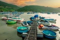 Vinh Hy bay in Ninh Thuan, Vietnam Royalty Free Stock Photo