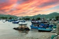 Vinh Hy bay in Ninh Thuan, Vietnam Royalty Free Stock Photo