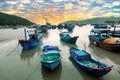 Vinh Hy bay in Ninh Thuan, Vietnam Royalty Free Stock Photo