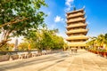 Vinh Nghiem Pagoda on a Sunny Day in Ho Chi Minh City Royalty Free Stock Photo