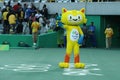 Vinicius is the official mascot of the Rio 2016 Summer Olympics at the Olympic Tennis Centre in Rio de Janeiro