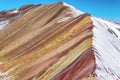 Vinicunca, Cusco Region, Peru. Rainbow mountains Royalty Free Stock Photo