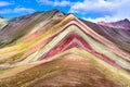 Vinicunca, Rainbow Mountain - Peru Royalty Free Stock Photo